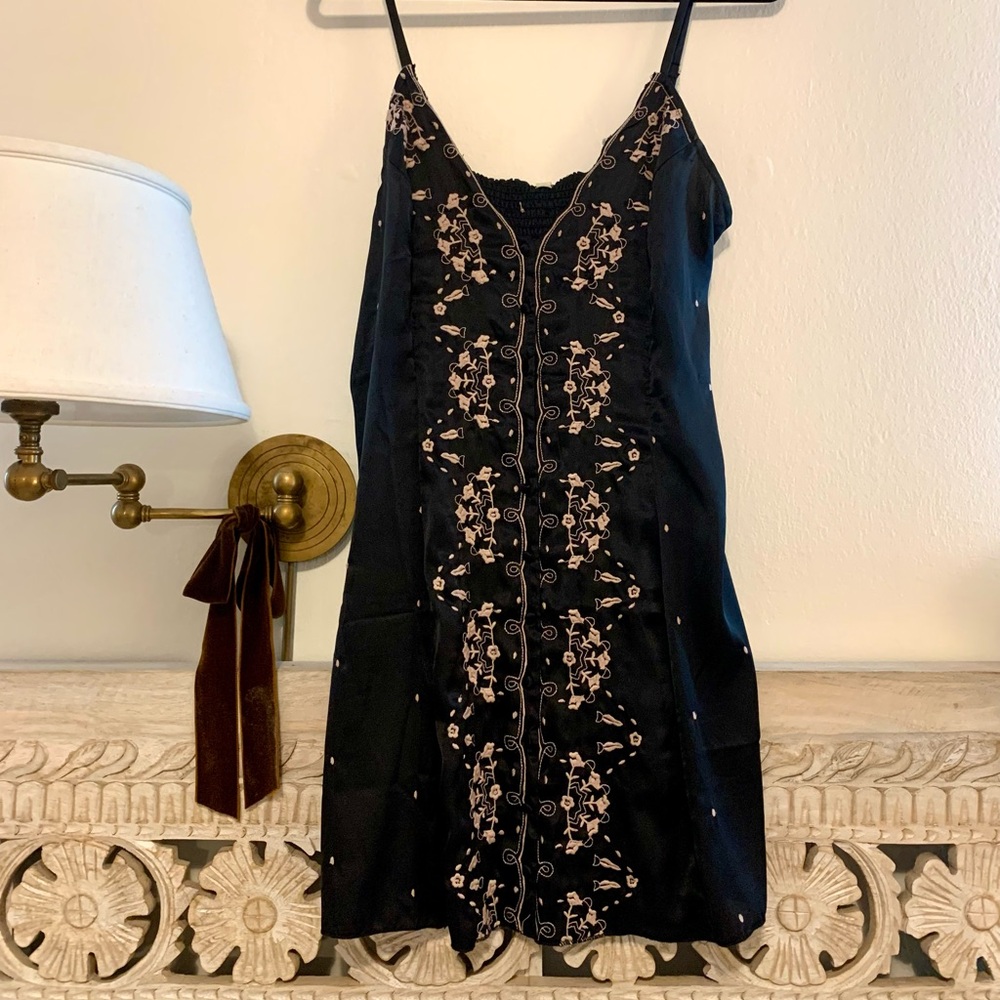 Free People Say My Name Dress in Black
